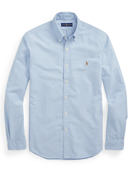 POLO RALPH LAUREN - Chemise Oxford cintrée Bleu ciel - Lothaire