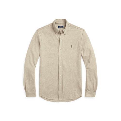 POLO RALPH LAUREN - Chemise ultra - légère en coton piqué Beige - Lothaire