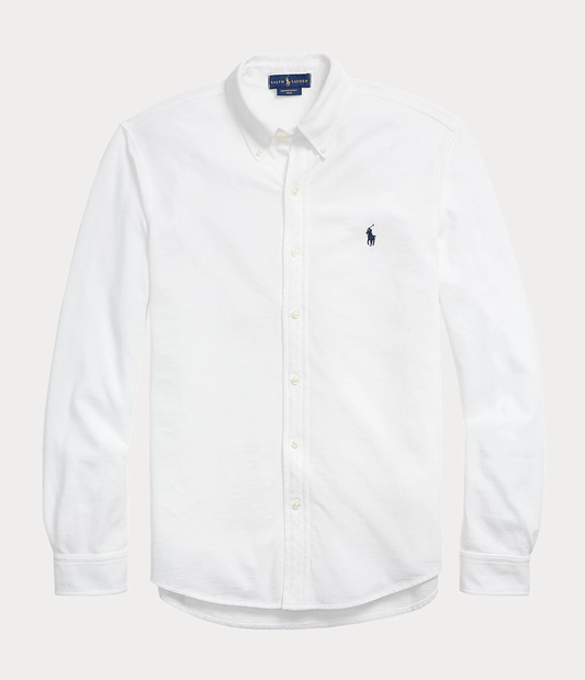 Polo Ralph Lauren - Chemise white ultra - légère en coton piqué - Lothaire