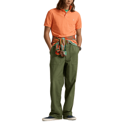 POLO RALPH LAUREN - Le polo iconique en coton piqué Orange