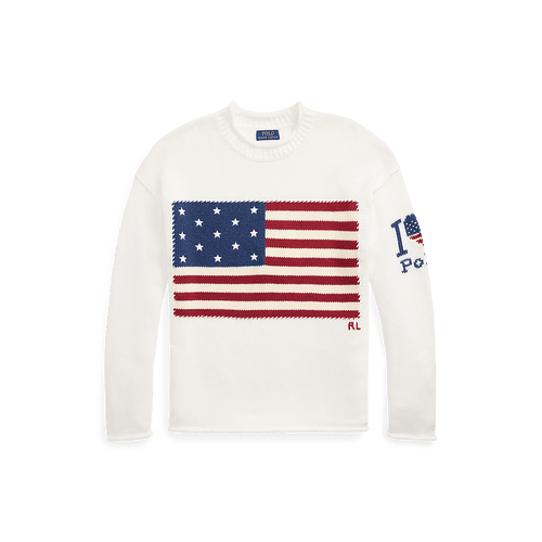 POLO RALPH LAUREN - Le pull I Heart Polo à drapeau Blanc - Lothaire