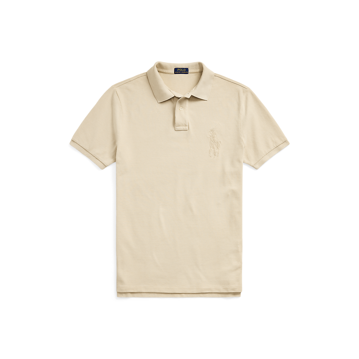 POLO RALPH LAUREN - Polo Big Pony en piqué coupe ajustée Beige - Lothaire