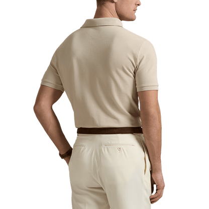 POLO RALPH LAUREN - Polo Big Pony en piqué coupe ajustée Beige