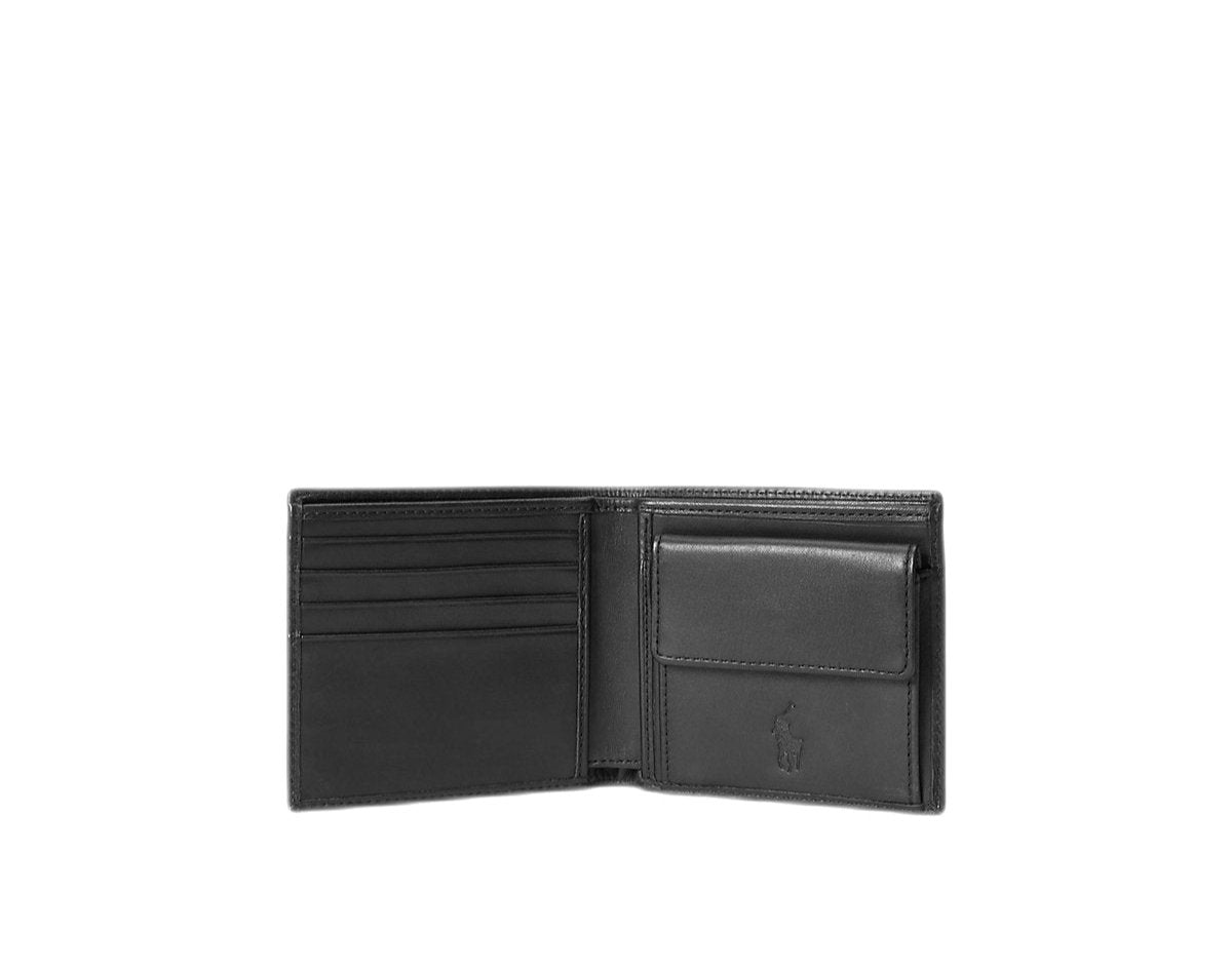 Polo Ralph Lauren - Portefeuille en cuir noir
