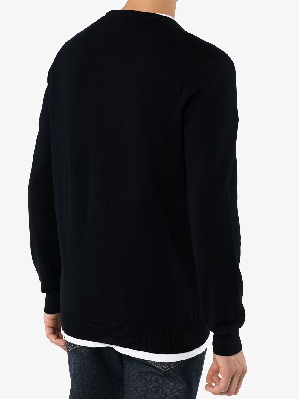 Polo Ralph Lauren - Pull cintré en coton Hunter Navy