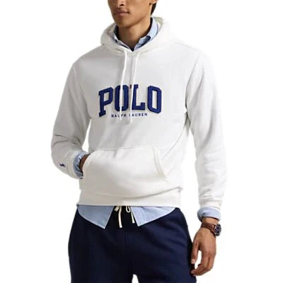 Polo ralph Lauren - Sweat à capuche logo Polo blanc