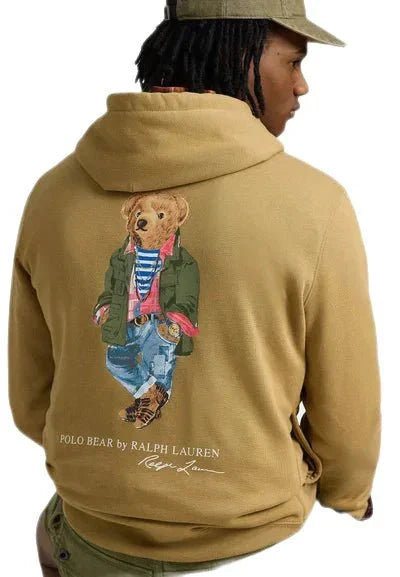 Polo Ralph Lauren - Sweat à capuche Polo Bear camel