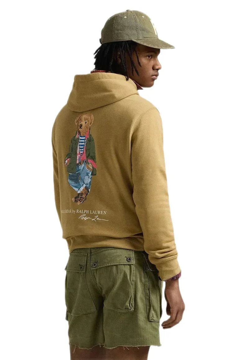 Polo Ralph Lauren - Sweat à capuche Polo Bear camel