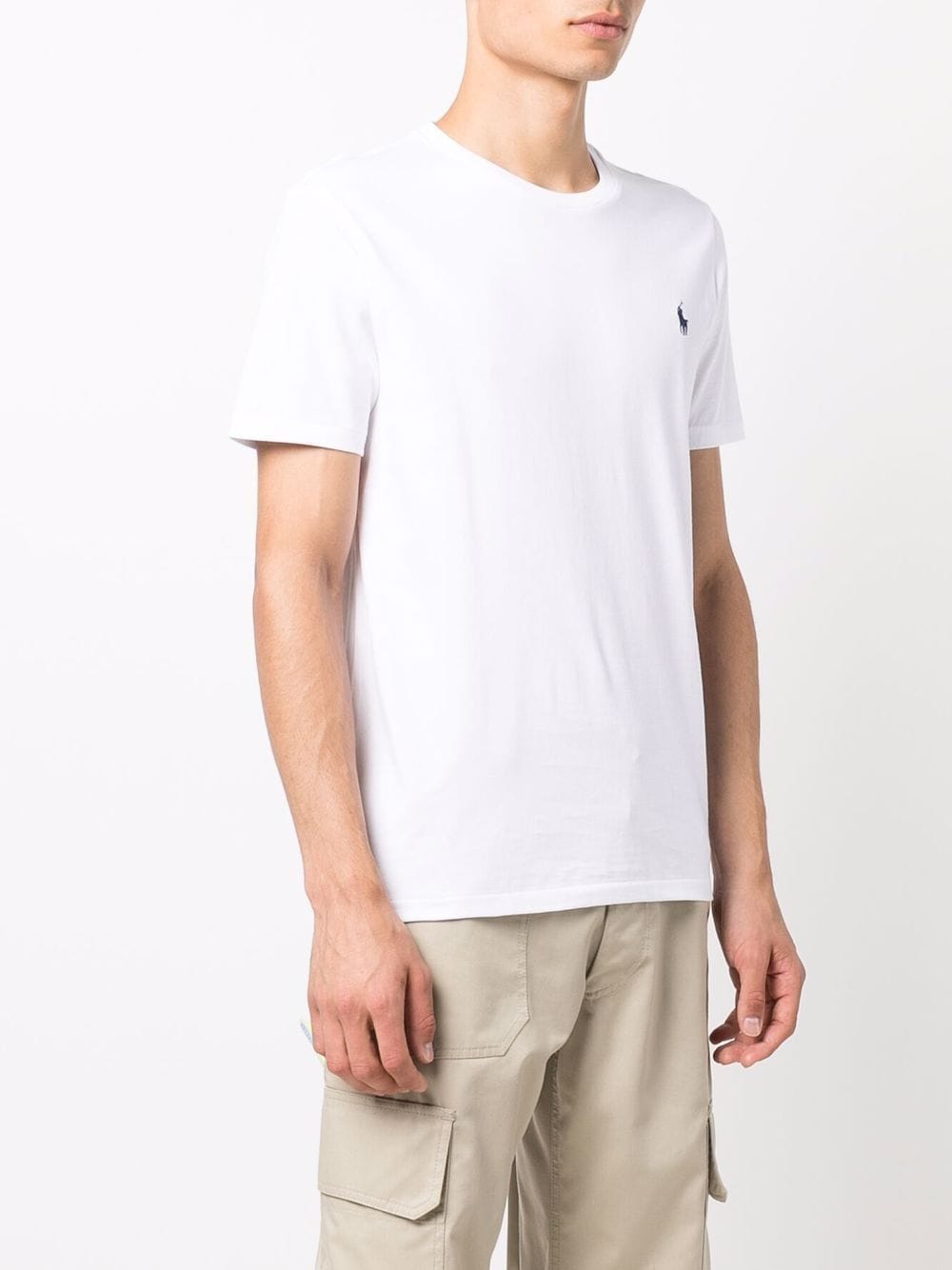 Polo Ralph Lauren - T-shirt ajusté à col rond en jersey