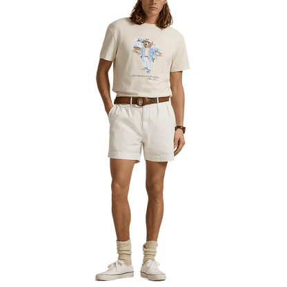 POLO RALPH LAUREN - T-shirt Polo Bear Custom Slim Fit jersey Beige
