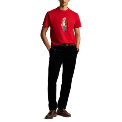 Polo Ralph Lauren - Tshirt Polo bear classique rouge