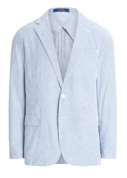 POLO RALPH LAUREN - Veste de costume Polo Soft Modern Fit Bleu e Blanc - Lothaire