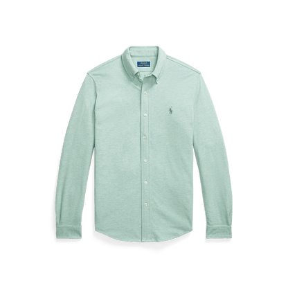 RALPH LAUREN - Chemise ultra - légère en coton piqué Vert d'eau - Lothaire