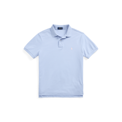 RALPH LAUREN - Polo coupe ajustée en piqué Bleu ciel - Lothaire