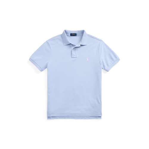 RALPH LAUREN - Polo coupe ajustée en piqué Bleu ciel - Lothaire