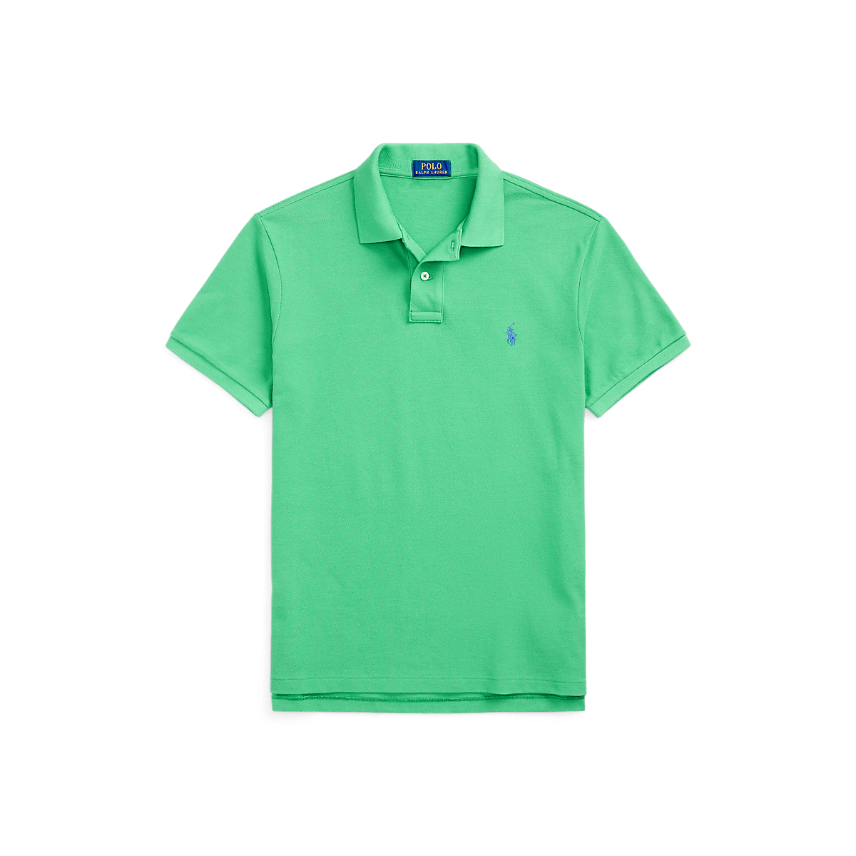 RALPH LAUREN - Polo coupe ajustée en piqué Vert - Lothaire