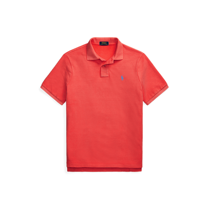 RALPH LAUREN - Polo en piqué coupe ajustée Rouge - Lothaire
