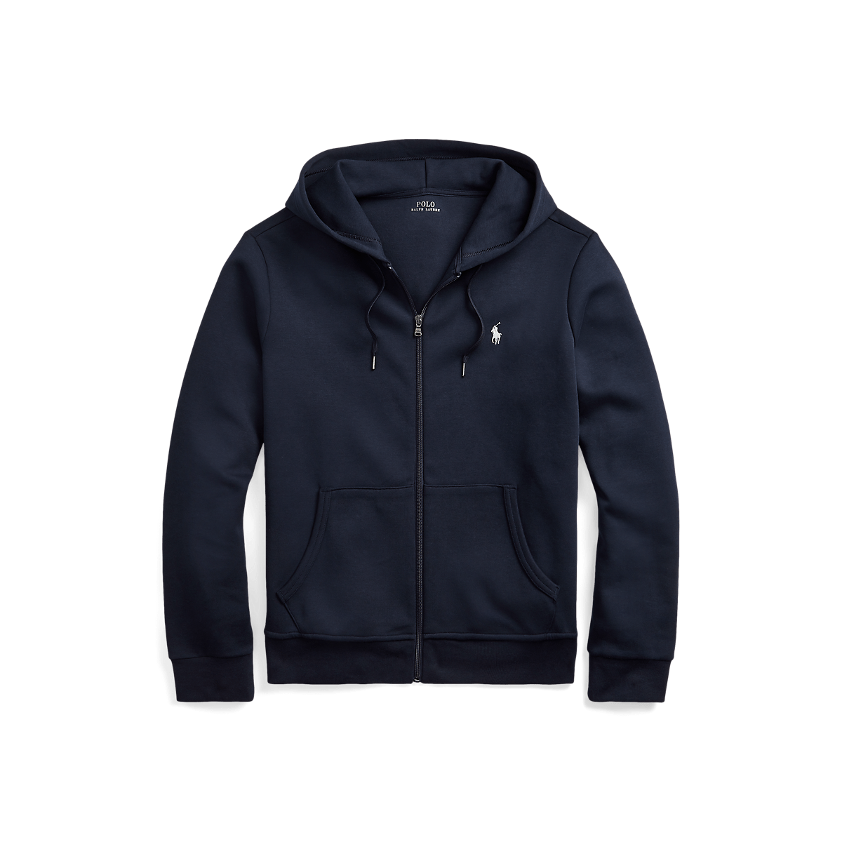 RALPH LAUREN - Sweat à capuche en maille double Bleu marine - Lothaire