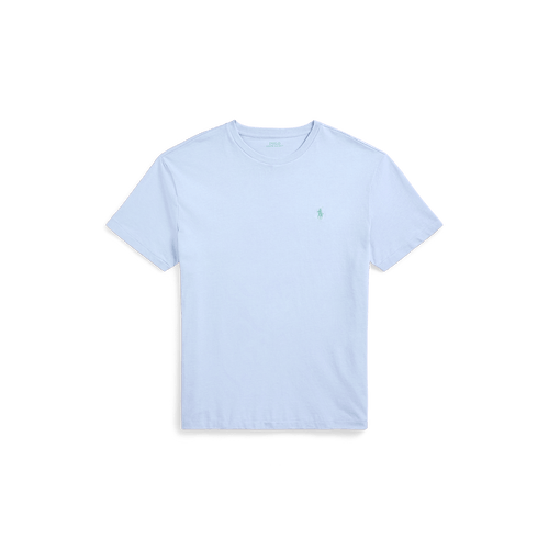 RALPH LAUREN - T-shirt à col rond Custom Slim Fit Bleu ciel - Lothaire